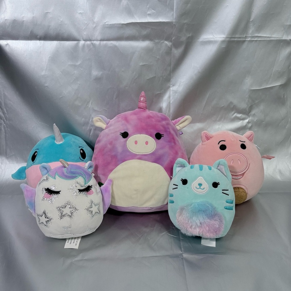 Squishmallows Assorted Plush Toy Set - Purple, Pink, Blue - Picture 3 of 13